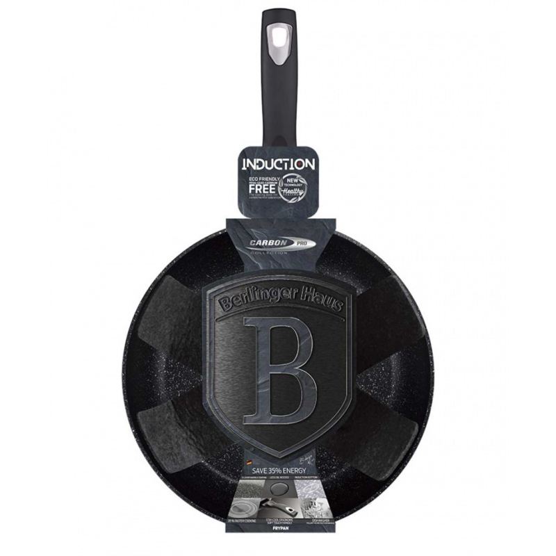 PATELNIA GRANITOWA 24cm BERLINGER HAUS BH-6889 CARBON PRO - obrazek 3