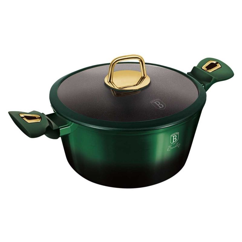 GARNEK TYTANOWY BERLINGER HAUS 24cm BH-6058 EMERALD - obrazek 3