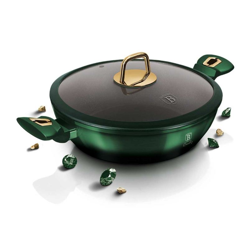 GARNEK TYTANOWY BERLINGER HAUS 28cm BH-6060 EMERALD - obrazek 2