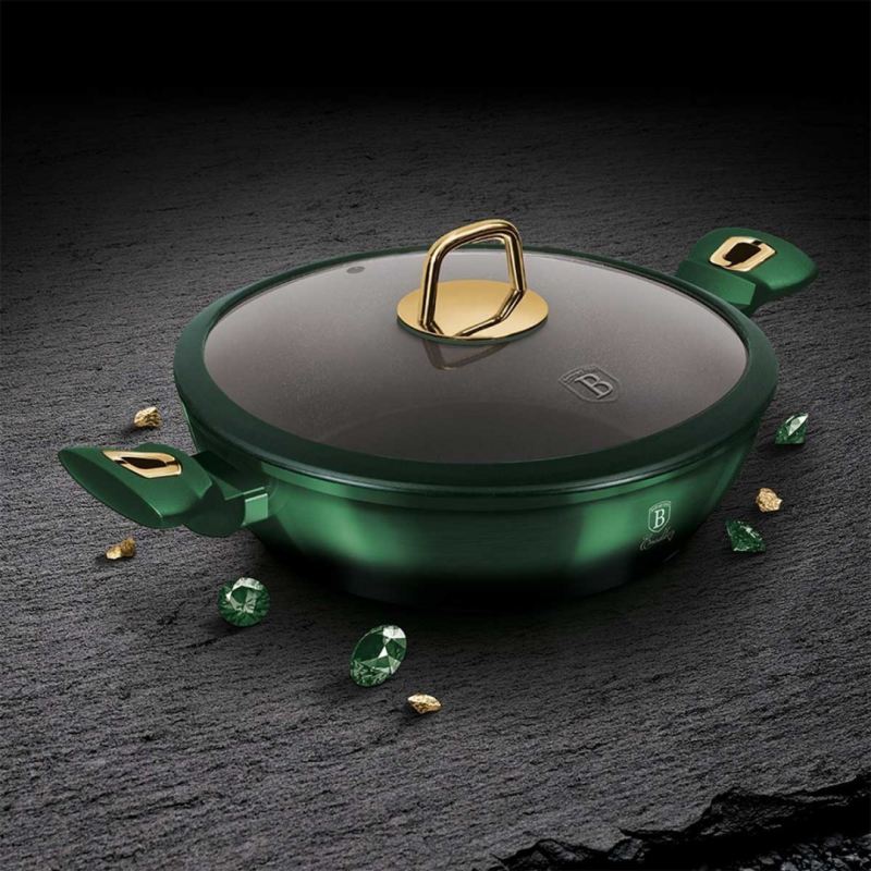 GARNEK TYTANOWY BERLINGER HAUS 28cm BH-6060 EMERALD - obrazek 3