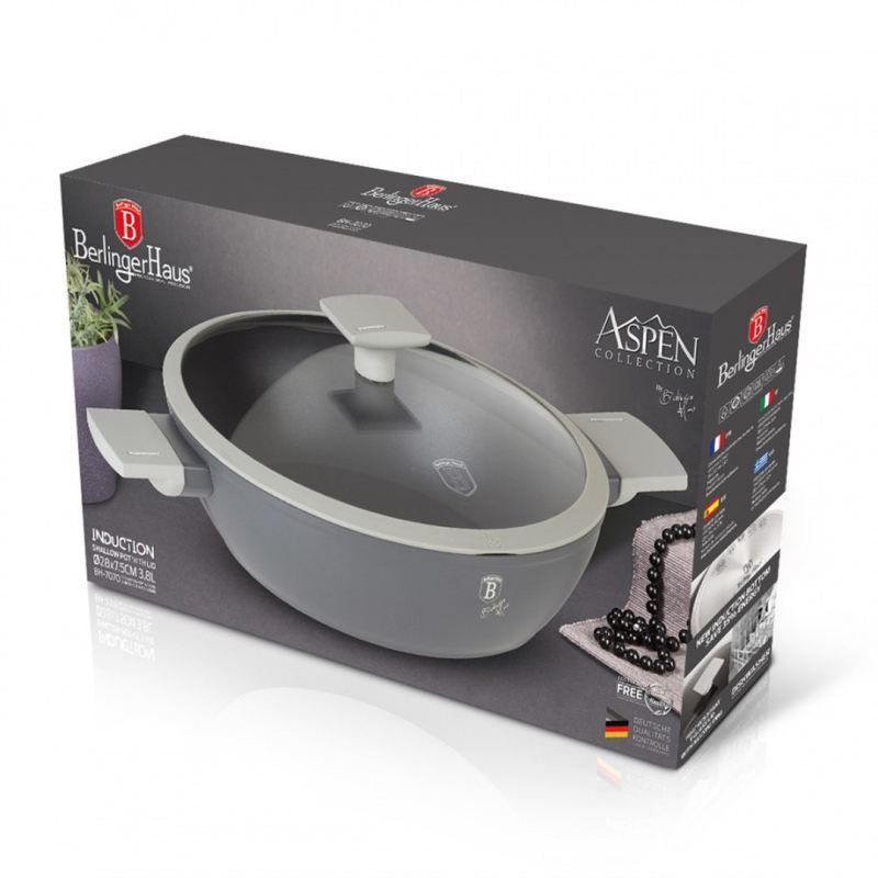 GARNEK TYTANOWY 28cm BERLINGER HAUS BH-7070 ASPEN - obrazek 5