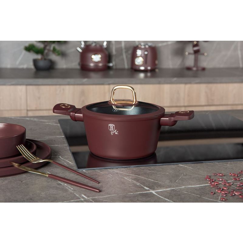 GARNEK TYTANOWY Z POKRYWĄ 20cm BERLINGER HAUS BH-8040 LEONARDO - obrazek 7