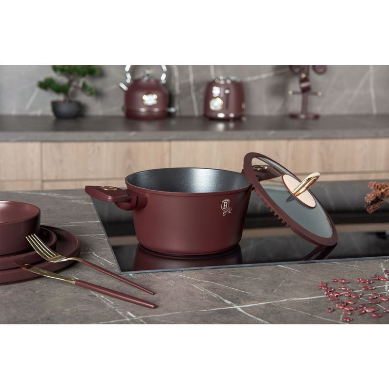 GARNEK TYTANOWY Z POKRYWĄ 20cm BERLINGER HAUS BH-8040 LEONARDO - obrazek 9