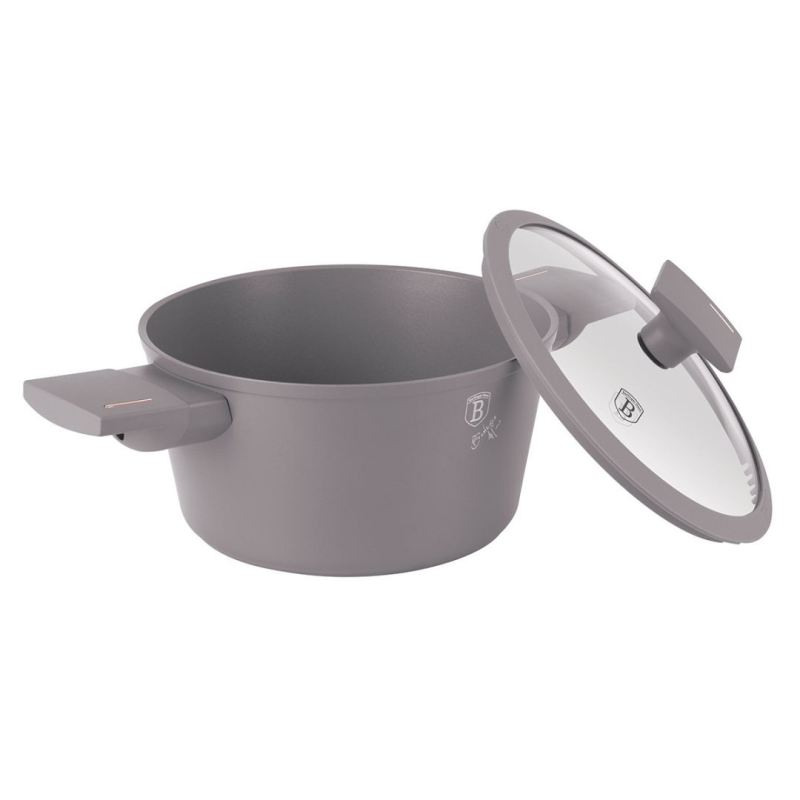GARNEK TYTANOWY Z POKRYWĄ 20cm BERLINGER HAUS BH-8100 TAUPE - obrazek 8