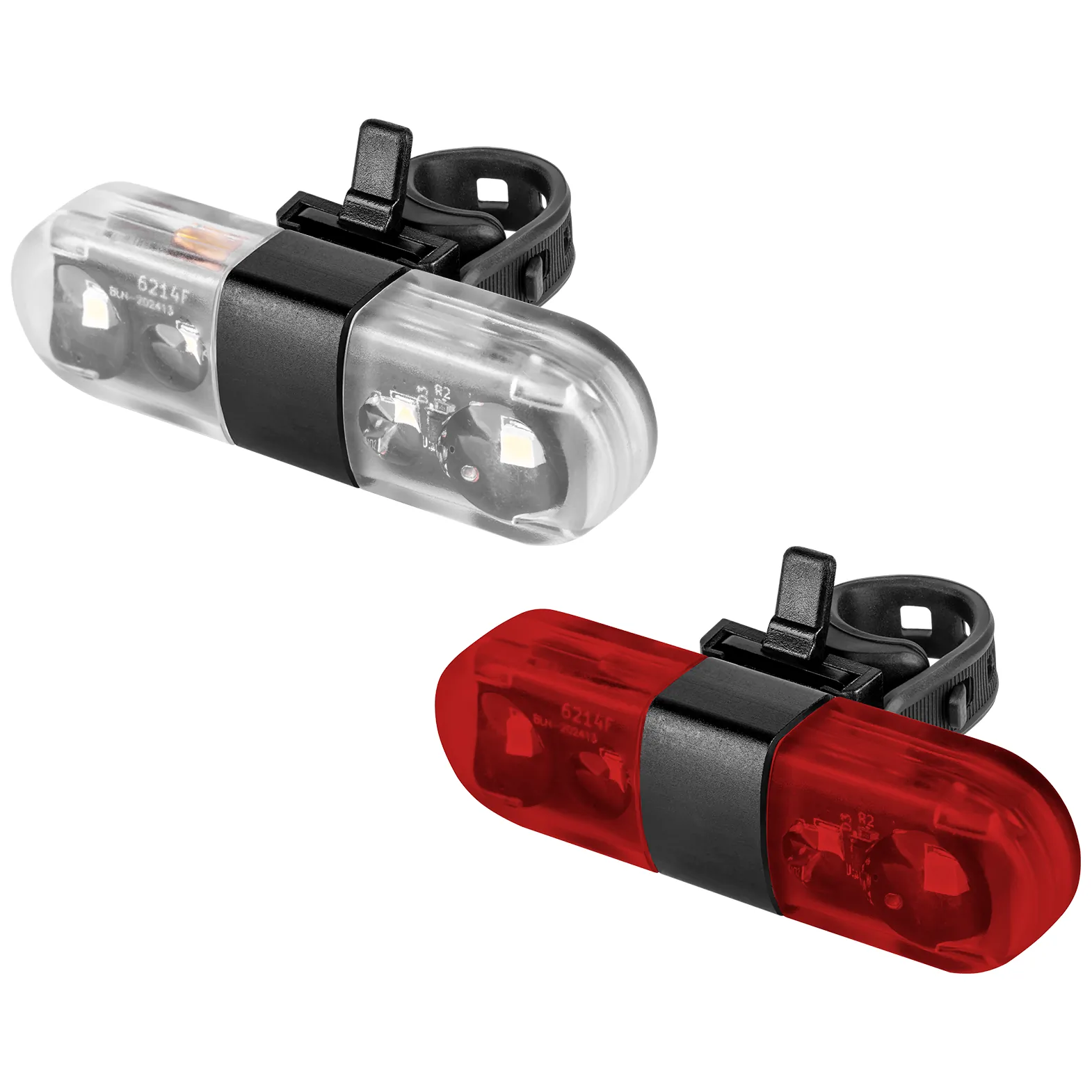 Komplet świateł do roweru ( z przewodem USB) - obrazek 2