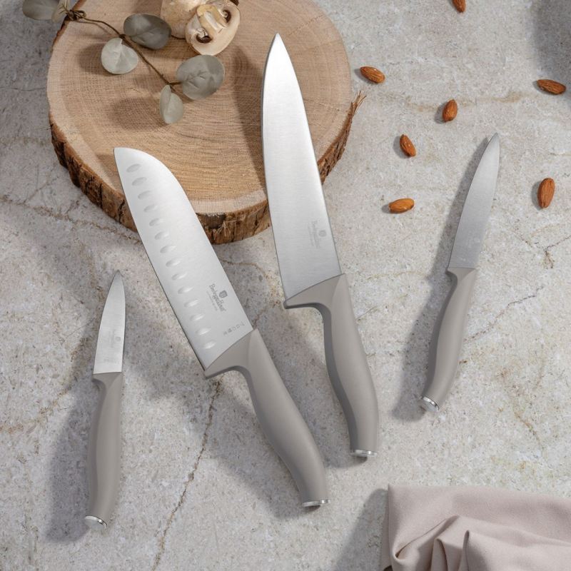 ZESTAW 4 NOŻY KUCHENNYCH BERLINGER HAUS BH-2960 TAUPE - obrazek 2