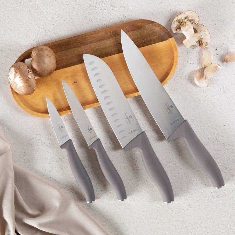ZESTAW 4 NOŻY KUCHENNYCH BERLINGER HAUS BH-2960 TAUPE - obrazek 3