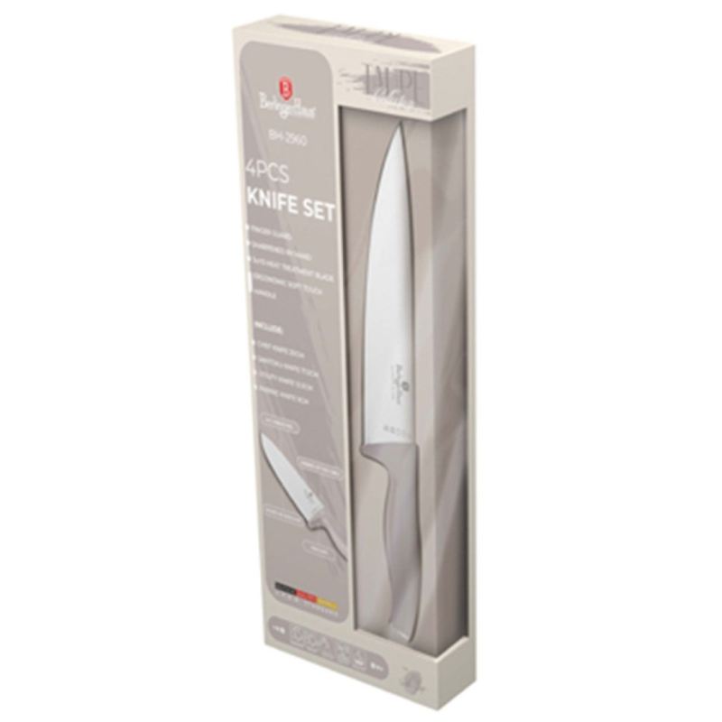 ZESTAW 4 NOŻY KUCHENNYCH BERLINGER HAUS BH-2960 TAUPE - obrazek 6