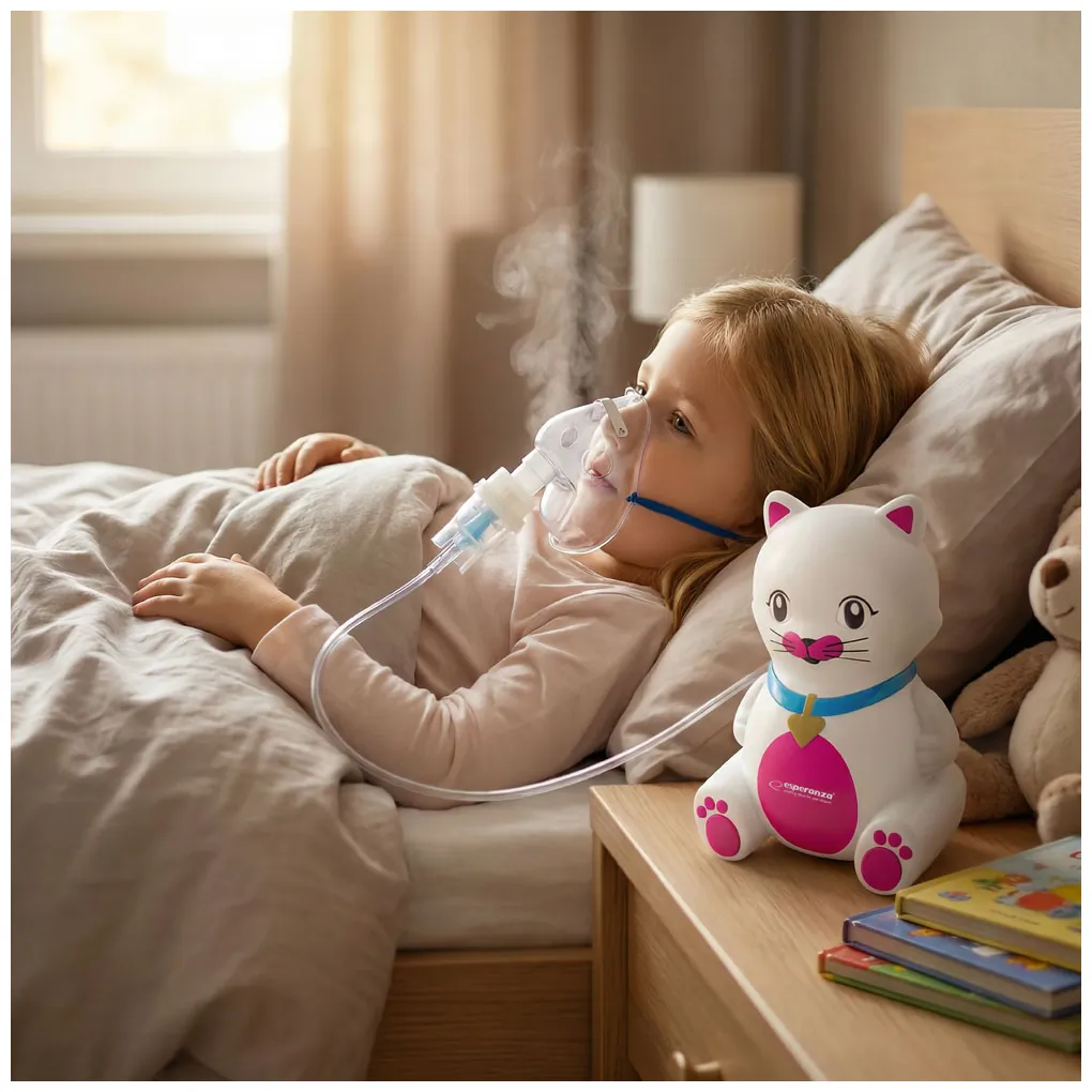 ECN003 Esperanza inhalator/nebulizator kompresorowy kitty - obrazek 5