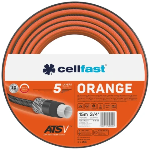 Wąż ogrodowy Cellfast Orange ATSV 3/4" 15m