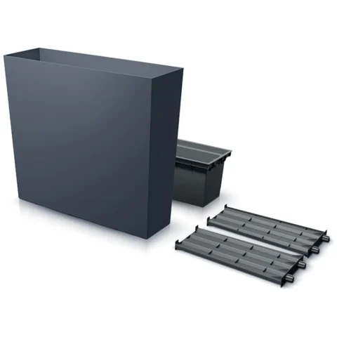 Doniczka URBI CASE TOWER DUC800T - antracytowy