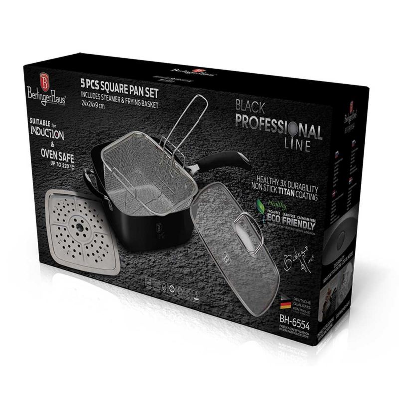 PATELNIA Z KOSZEM I PŁYTĄ PAROWĄ BERLINGERHAUS BH-6554 - obrazek 3