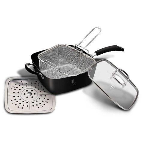 PATELNIA Z KOSZEM I PŁYTĄ PAROWĄ BERLINGERHAUS BH-6554