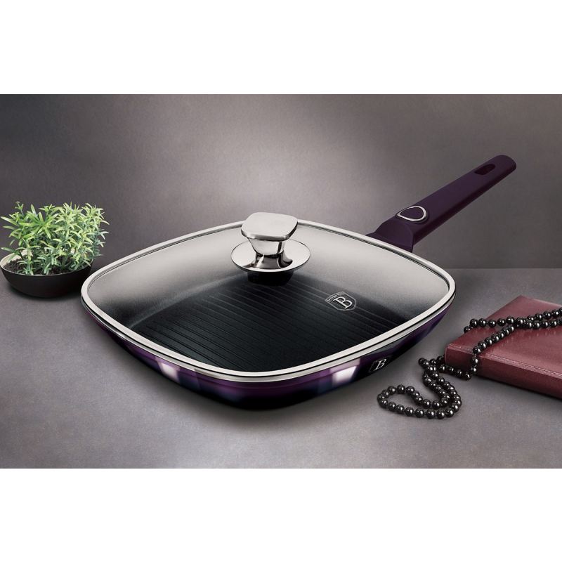PATELNIA TYTANOWA GRILLOWA BERLINGER HAUS 28cm BH-7105 - obrazek 2