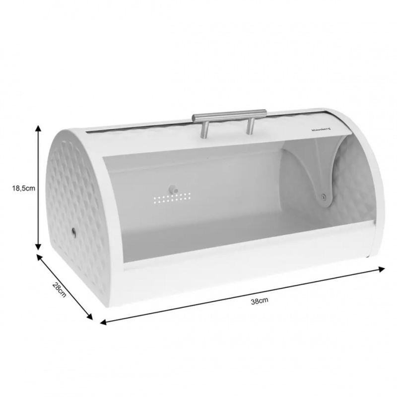 CHLEBAK STALOWY Z POKRYWĄ DIAMOND KLAUSBERG KB-7541 - obrazek 4