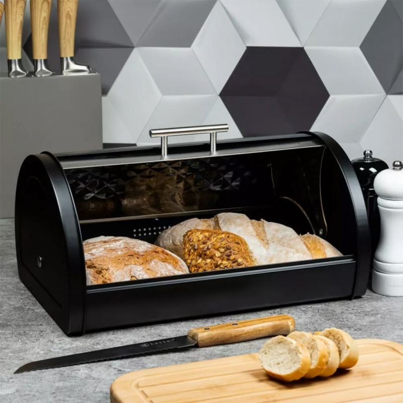 CHLEBAK STALOWY POKRYWĄ DIAMOND KLAUSBERG KB-7454 - obrazek 4