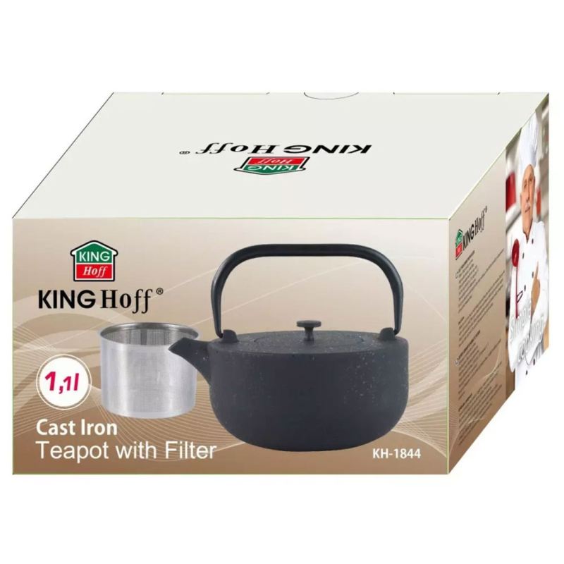 ZAPARZACZ ŻELIWNY DZBANEK 1,1L Z FILTREM KINGHOFF KH-1844 - obrazek 13