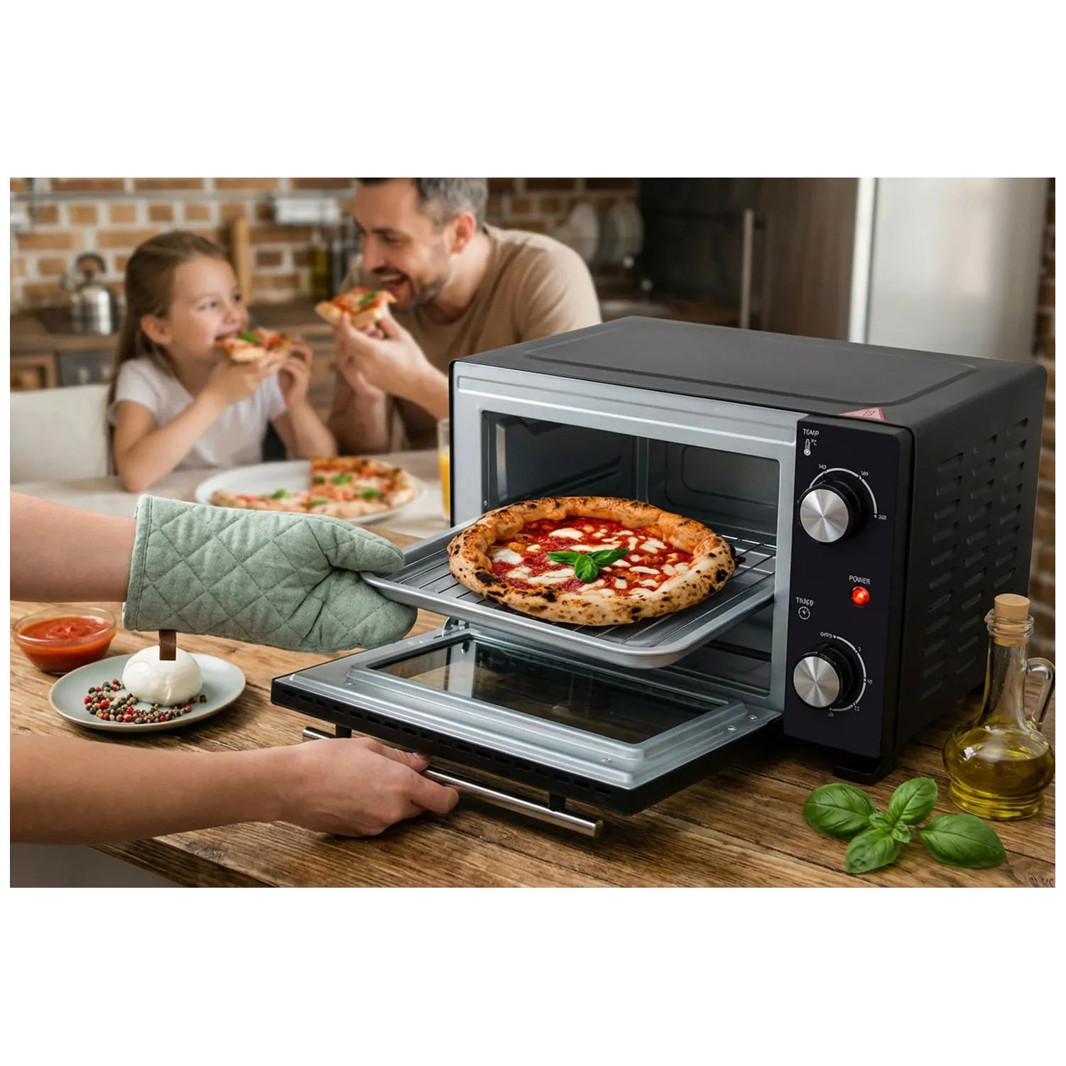 EKO007N Esperanza mini piekarnik calzone 10l 800w - obrazek 9
