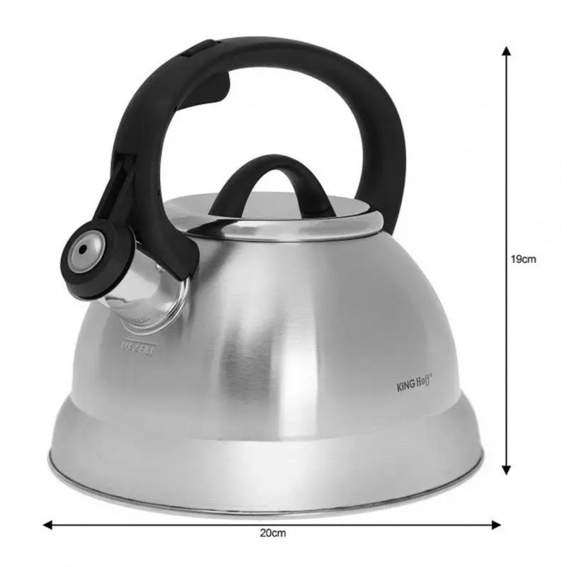 CZAJNIK 2,3L Z GWIZDKIEM KINGHOFF KH-3774 - obrazek 3