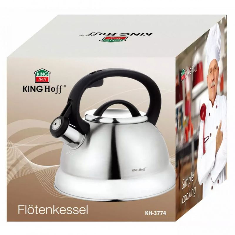 CZAJNIK 2,3L Z GWIZDKIEM KINGHOFF KH-3774 - obrazek 5