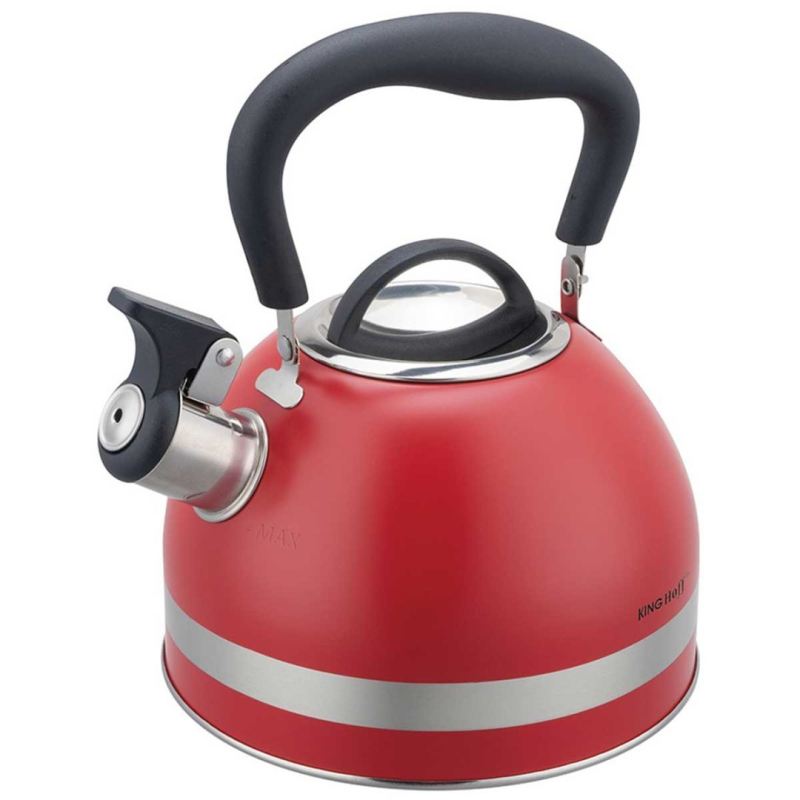 CZAJNIK 1,8L Z GWIZDKIEM KINGHOFF KH-1853 CZERWONY - obrazek 6