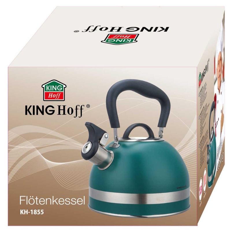 CZAJNIK 1,8L Z GWIZDKIEM KINGHOFF KH-1855 zielony - obrazek 12