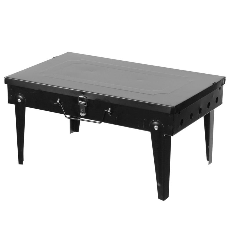 MINI GRILL WĘGLOWY TURYSTYCZNY PRZENOŚNY WALIZKA 2644 - obrazek 5