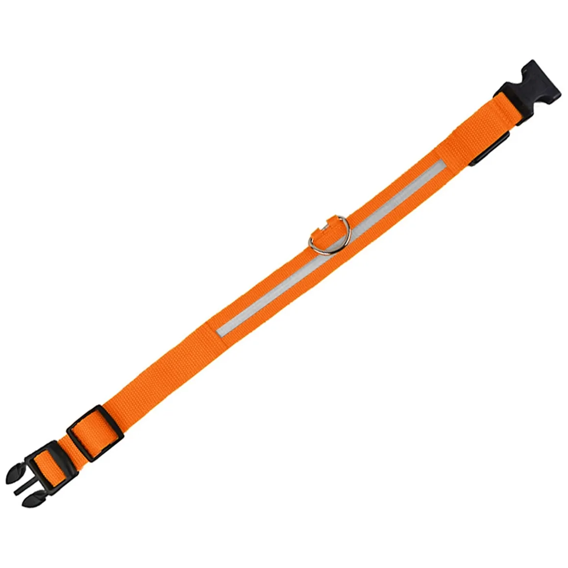 AG232C Obroża świecąca led 32-37cm orang - obrazek 3