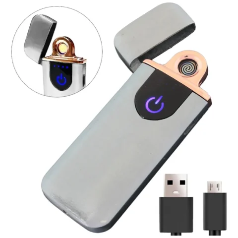 AG773B Zapalniczka usb silver