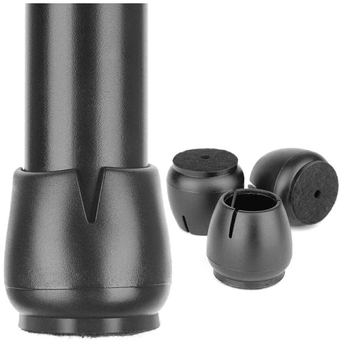 AG562G Nakładki nogi 16szt 12-16mm czarne - obrazek 2