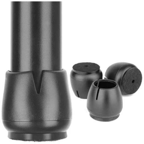 AG562G Nakładki nogi 16szt 12-16mm czarne