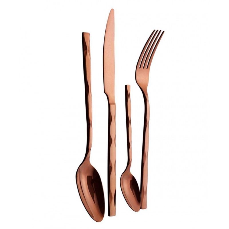 SZTUĆCE 24 ELEM. BERLINGER HAUS BH-2621 ROSE GOLD - obrazek 2