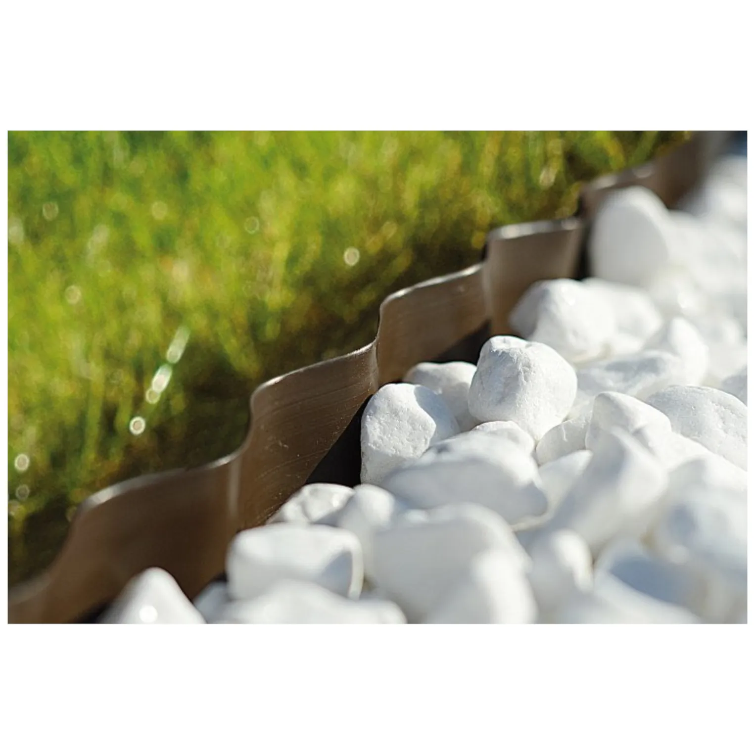 Obrzeże ogrodowe faliste 10cm x 9m Cellfast brązowe - obrazek 3