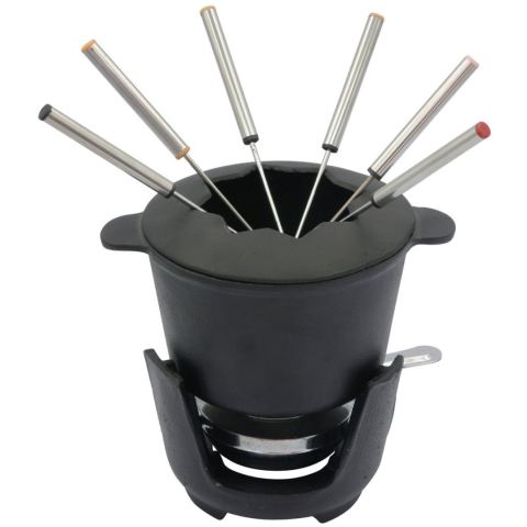FONDUE ŻELIWNE ZESTAW DLA 6 OSÓB KINGHOFF KH-1195