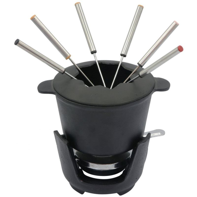 FONDUE ŻELIWNE ZESTAW DLA 6 OSÓB KINGHOFF KH-1195
