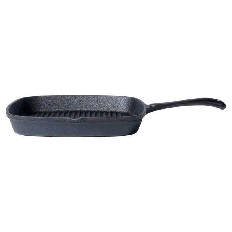 PATELNIA GRILLOWA ŻELIWNA 24cm Z SILIKONOWĄ NAKŁADKĄ CAST LINE 199044 - obrazek 11