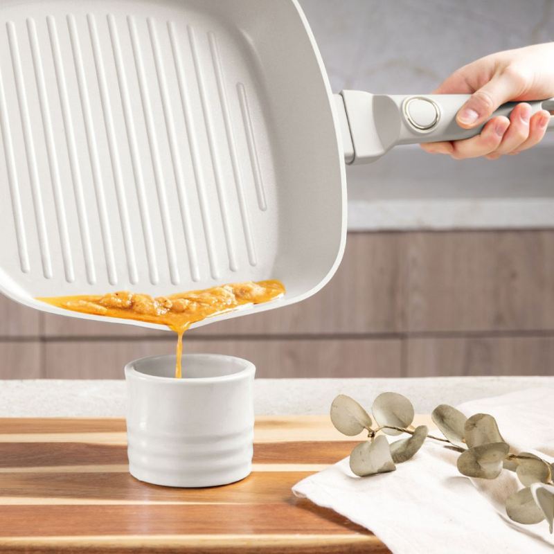 PATELNIA GRILLOWA TYTANOWA Z POKRYWĄ 28cm BERLINGER HAUS BH-8067 SAHARA - obrazek 3
