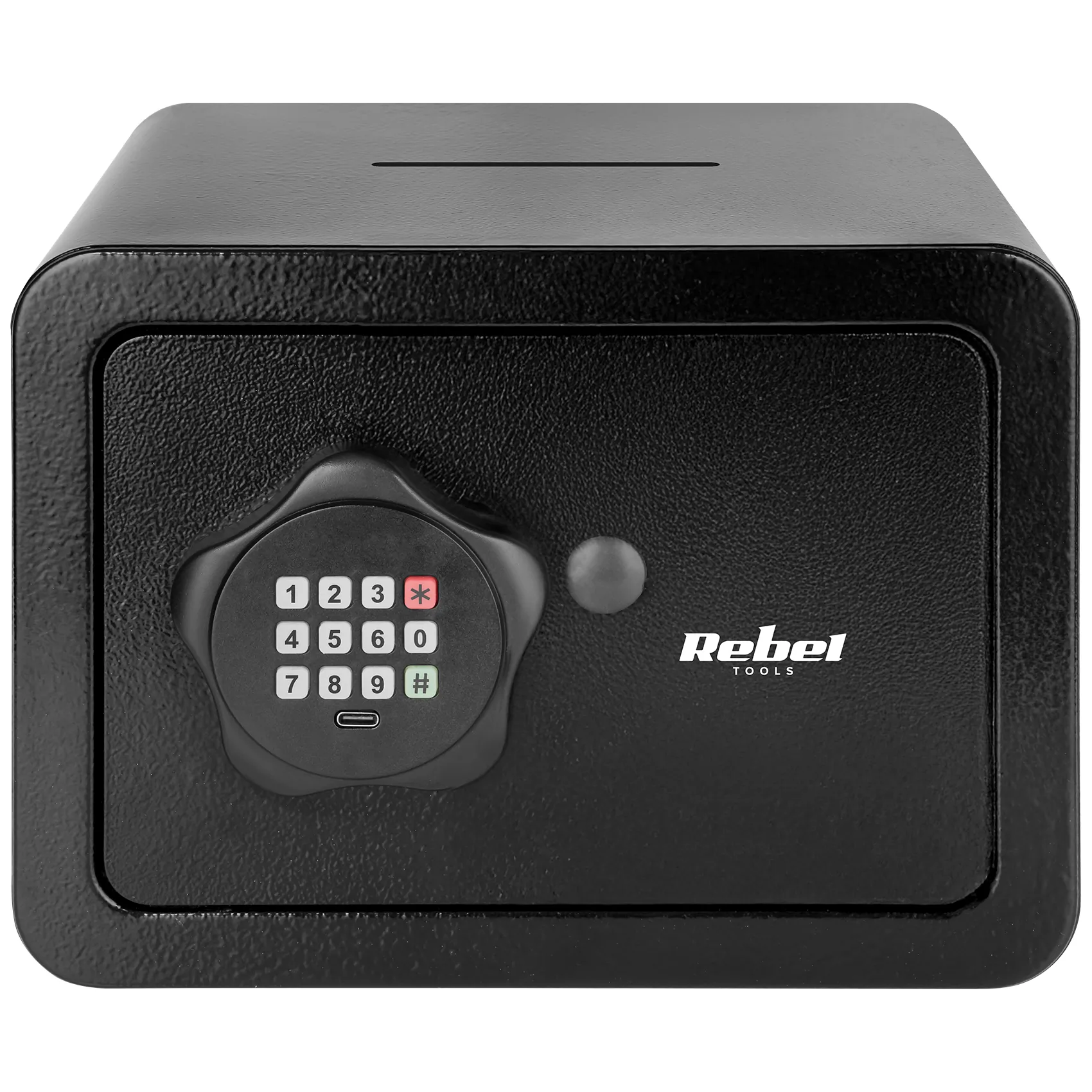 Sejf domowy elektroniczny na kod PIN i klucz ? sejf na pieniądze i dokumenty Rebel RB-7001 - obrazek 6