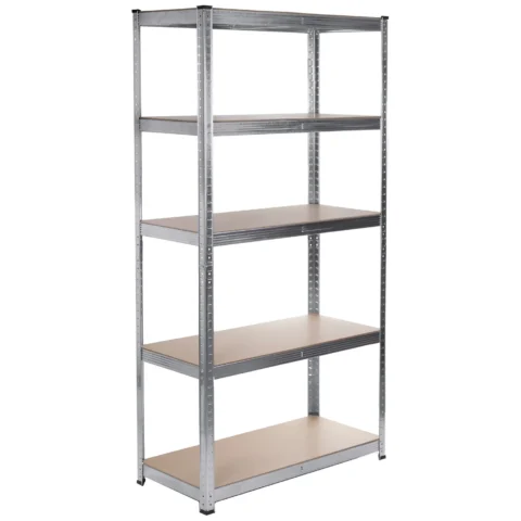 Regał magazynowy metalowy szafka 175 kg x5 180x90x40cm GreenBlue, ocynk, rozkładany, MDF, GB378
