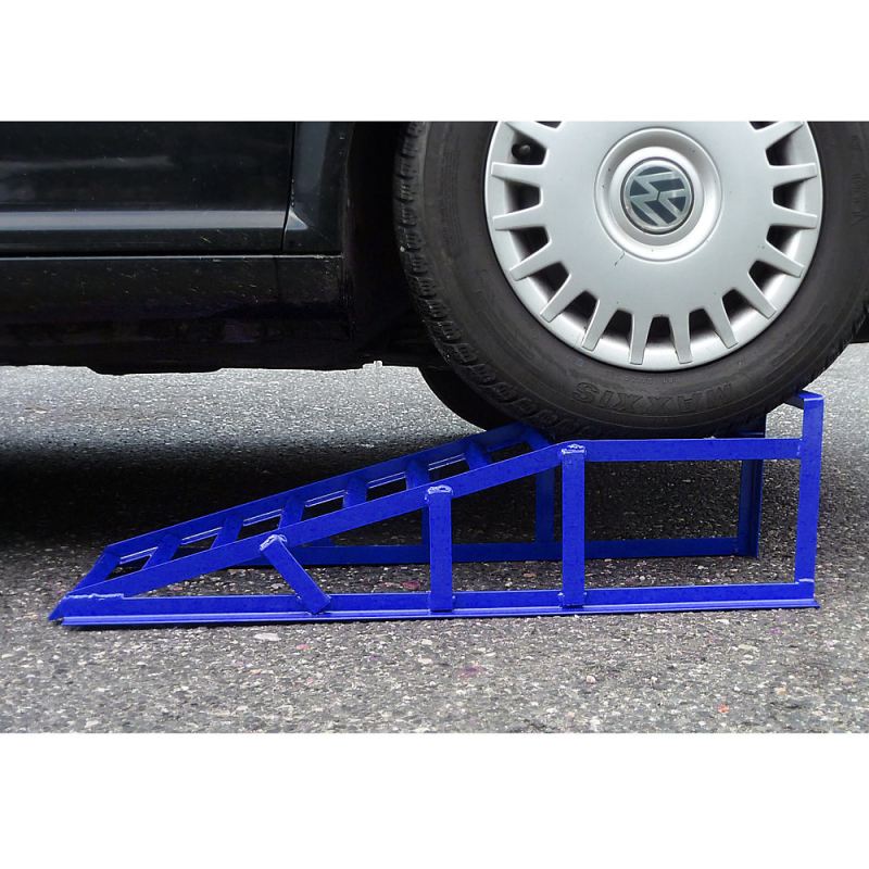 Rampy samochodowe stalowe 1500 kg antypoślizgowe szerokość 24 cm komplet - obrazek 7
