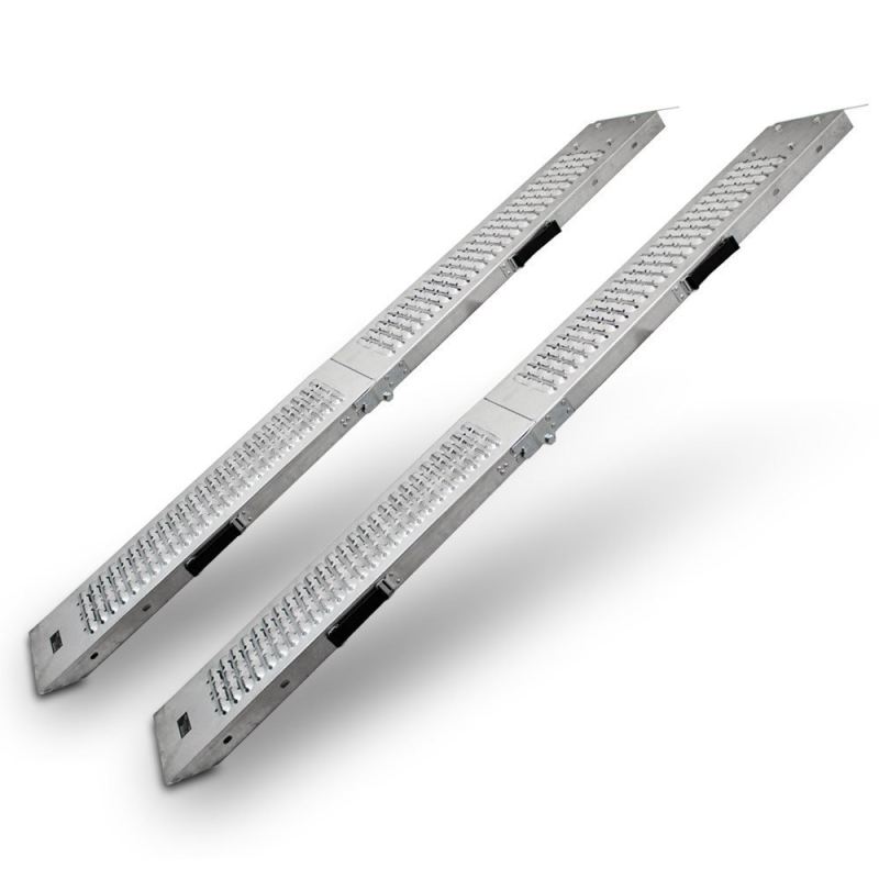 Rampy stalowe składane 180 cm 400 kg antypoślizgowe 2 sztuki najazdy Bituxx - obrazek 10