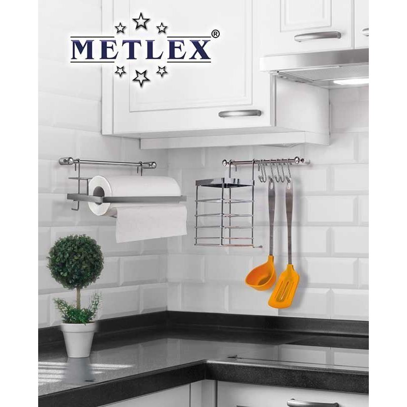 RELING KUCHENNY 10 ELEMENTOWY METLEX MX-4540 srebrny - obrazek 3
