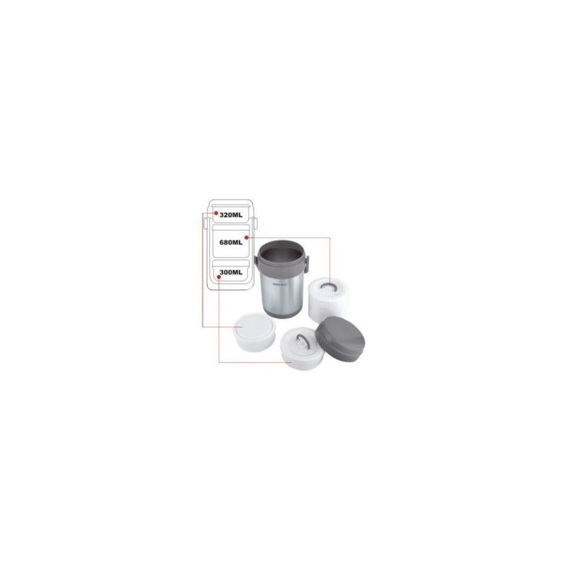TERMOS OBIADOWY KINGHOFF 1,5L + 3 POJEMNIKI KH-4075 - obrazek 4