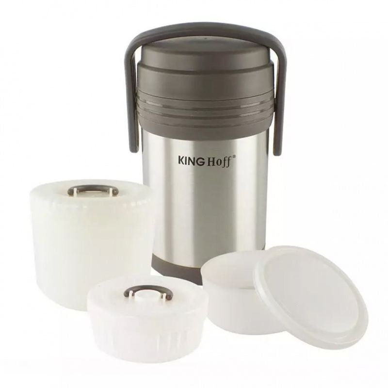 TERMOS OBIADOWY KINGHOFF 1,5L + 3 POJEMNIKI KH-4075 - obrazek 6