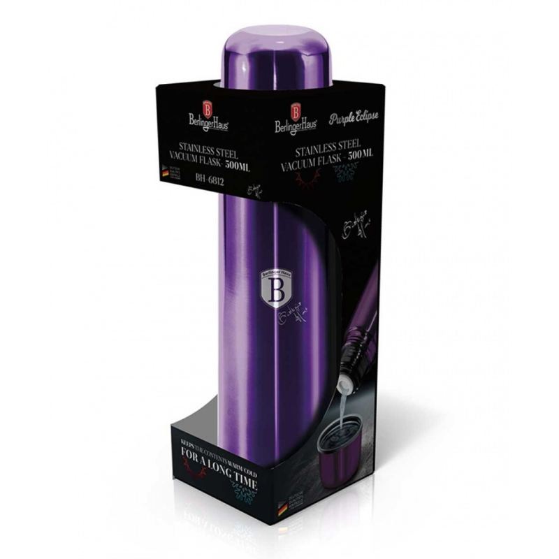 TERMOS STALOWY 0,75L BERLINGER HAUS BH-6813 PURPLE - obrazek 4