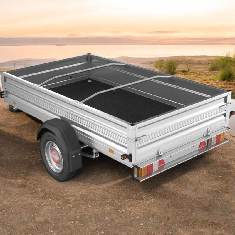 Regulowany wspornik plandeki przyczepy 140-210 cm aluminium wytrzymały - obrazek 4