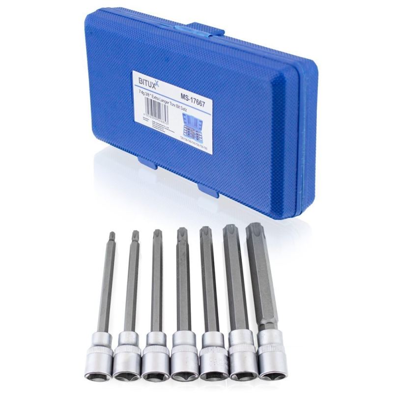 Zestaw Długich Nasadek TORX SPLINE XZN HEX 3/8" 110mm 21 el. - obrazek 4