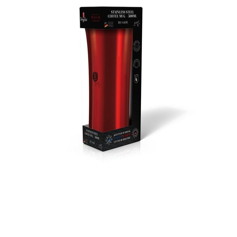KUBEK TERMICZNY 500ml BERLINGER HAUS BH-6408 BURGUNDY - obrazek 8