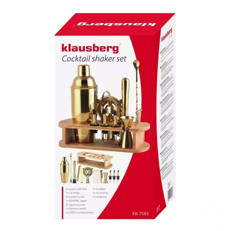ZESTAW BARMAŃSKI 16 ELEMENTÓW KLAUSBERG KB-7583 - obrazek 4