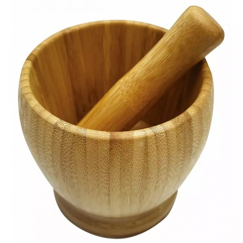 KUCHENNY MOŹDZIERZ BAMBUSOWY 11cm KINGHOFF KH-1617 - obrazek 3